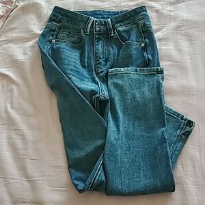 Frame Denim Blue Straight Leg Jeans